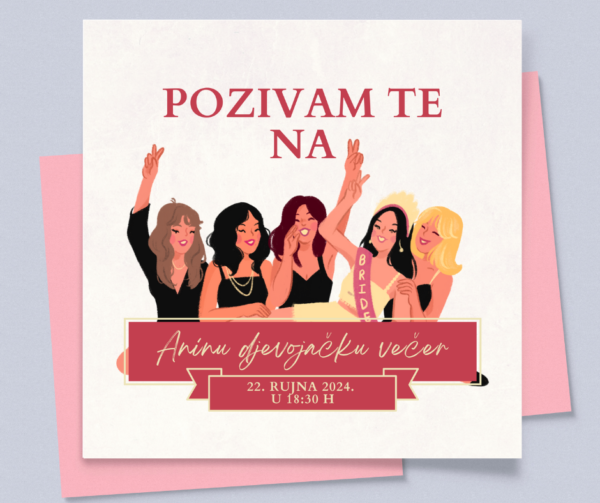 Pozivnica "Bride Squad"