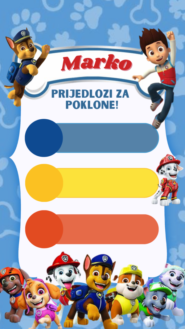 Interaktivna Pozivnica - "Paw Patrol" - Image 3